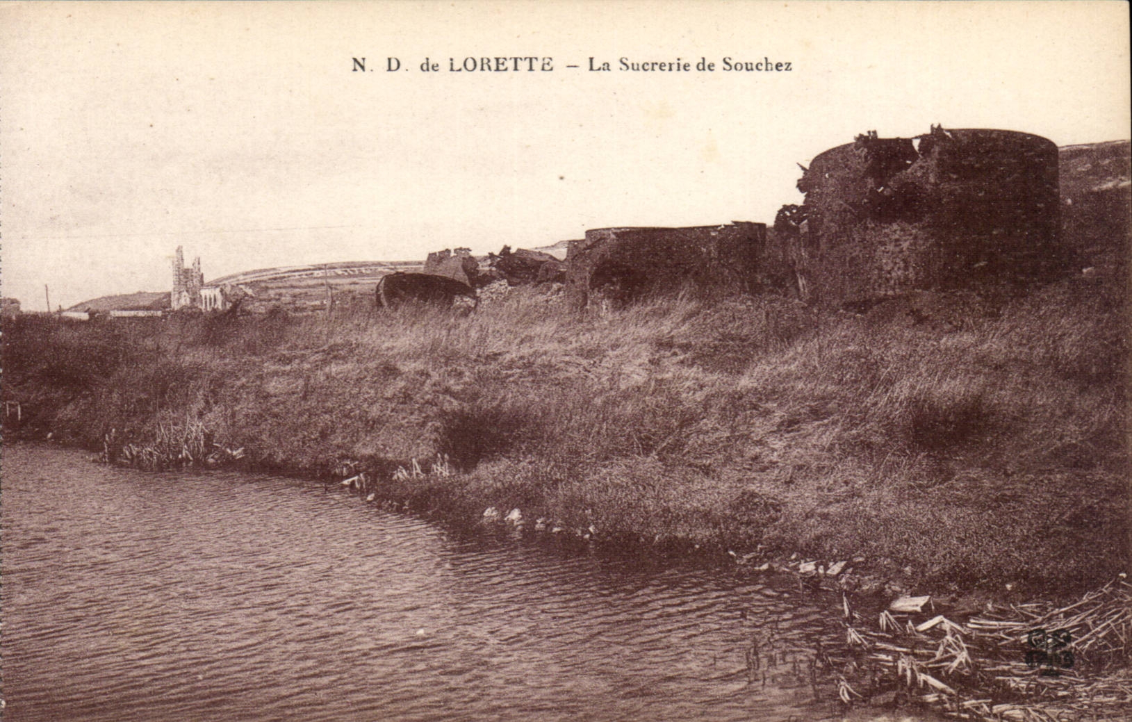 N. D. de Lorette — La Sucrerie de Souchez — Imprimé Illustré