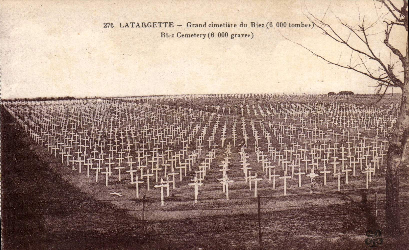 Latarette - Grand cimetiere de Riez - 6000 tombes CPA 