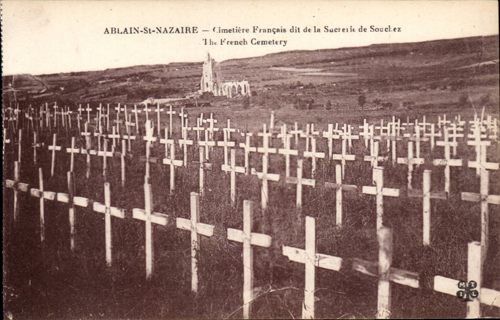 Latarette - Cimetiere Francais dit le Sucrerie de Souchez CPA 