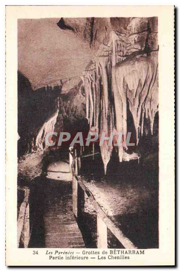 Les Pyrénées — Grottes de BÉTHARRAM — Partie inférieure — Les Chenilles