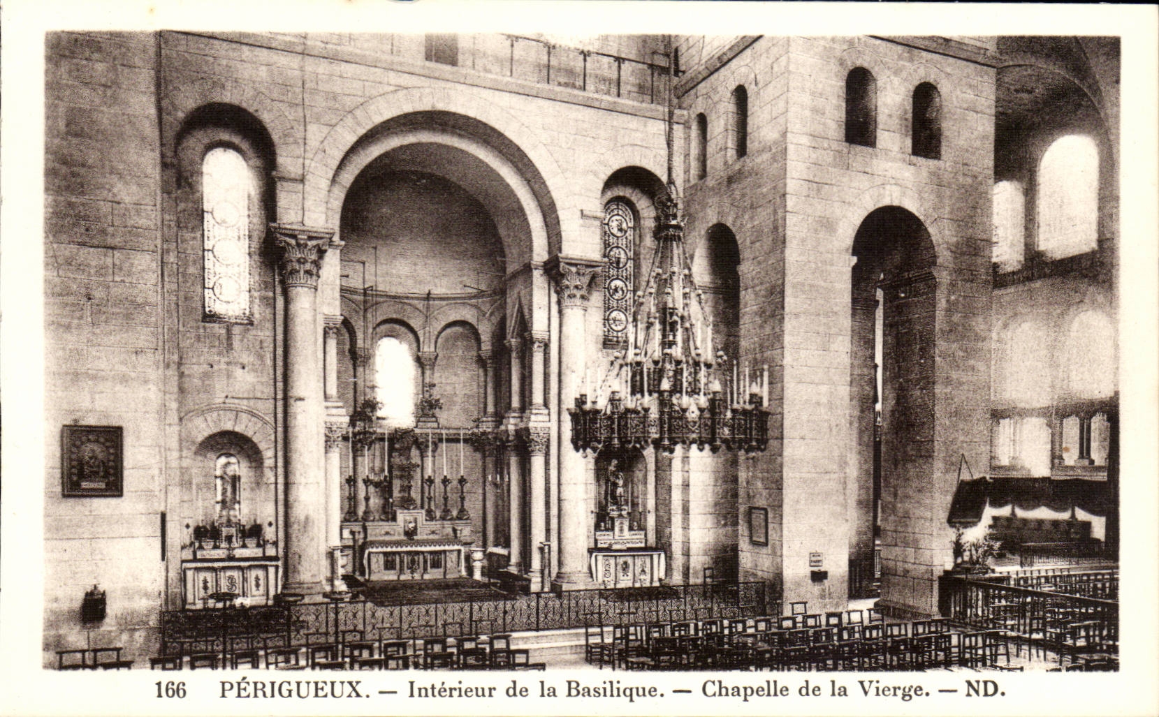 Perigueux CPA Interieur de la basilique Chapelle de la vierge