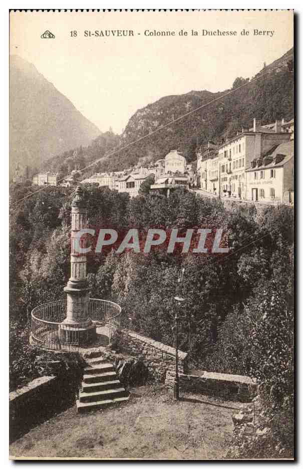 Saint Sauveur CPA Colonne de la duchesse de Berry