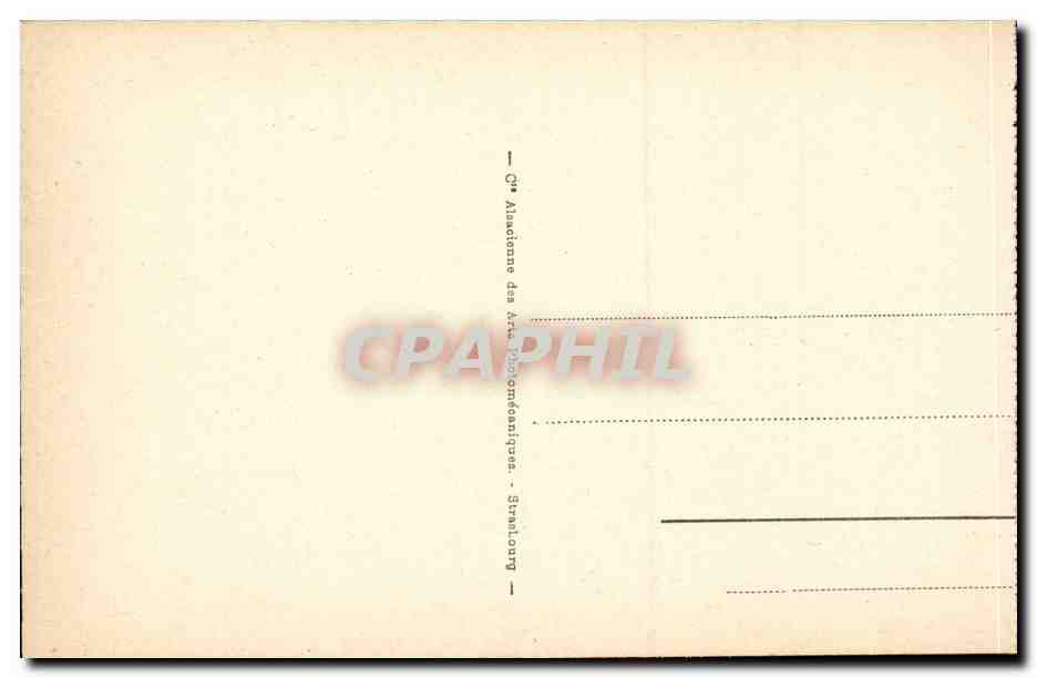 Saint Sauveur CPA Vue generale — Verso