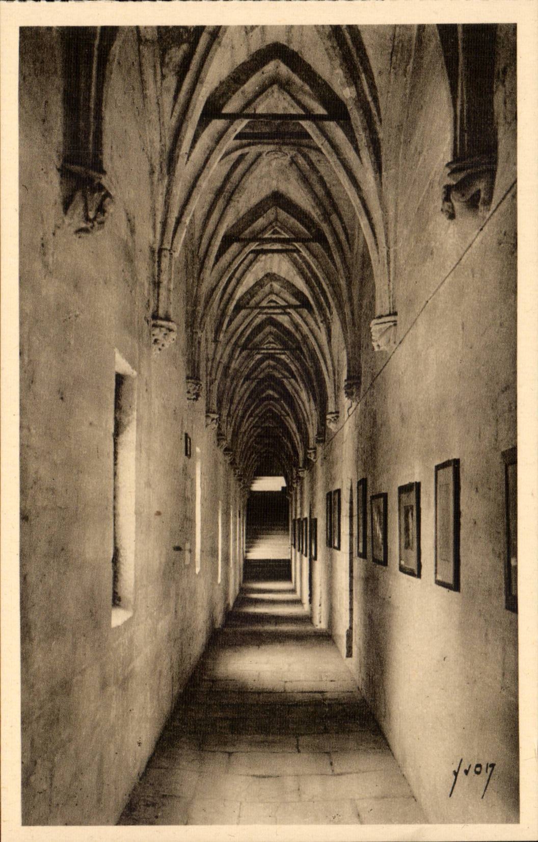 Avignon CPA Palais des papes Galerie des grands dignitaires