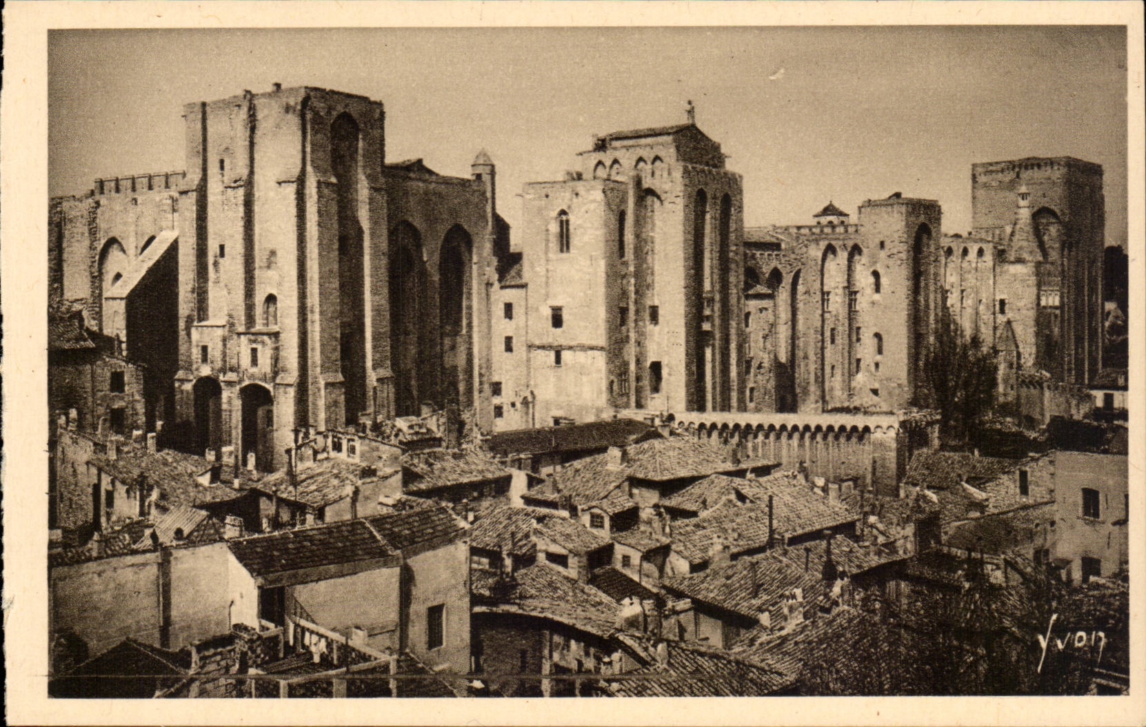 Avignon CPA Palais des Papes 