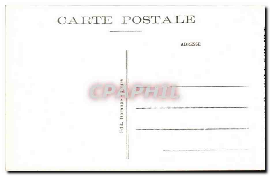 Saumur CPA Le chateau — Rückseite