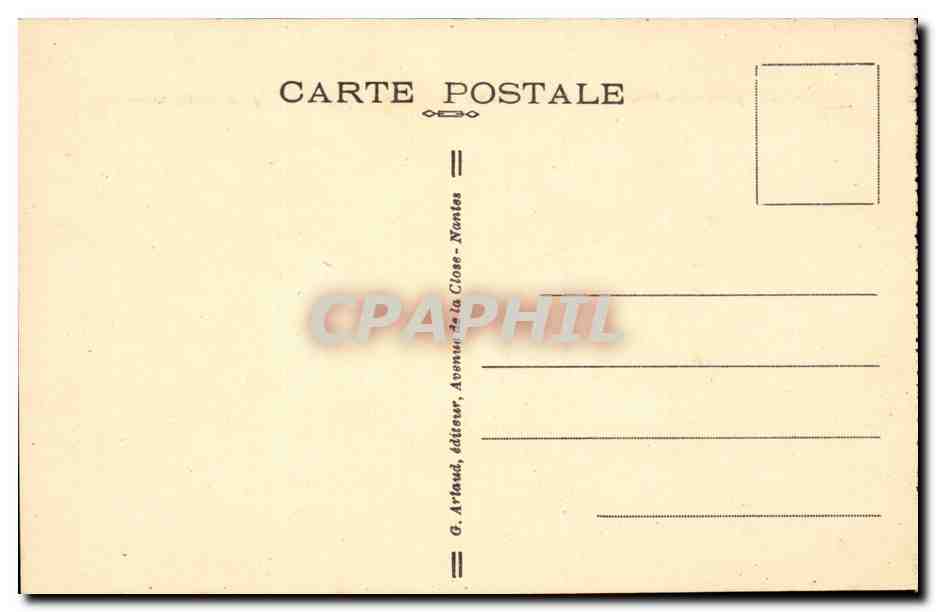 Alencon CPA La place d'armes A droite l'hotel de ville a gauche le palais de justice — Rückseite