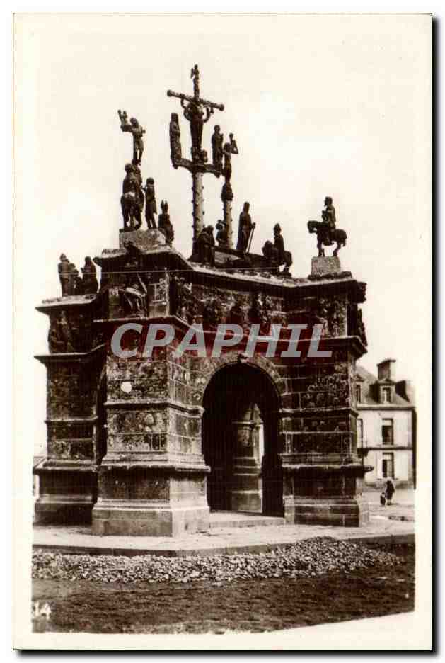 CARTE PHOTO Calvaire de Pleyben