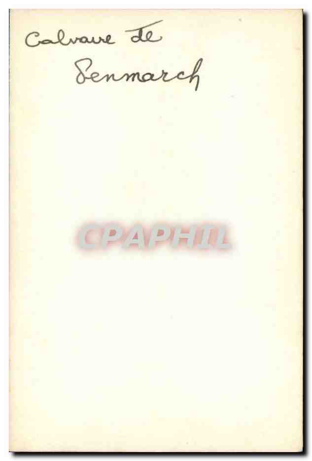 CARTE PHOTO Calvaire de Penmarch — Rückseite