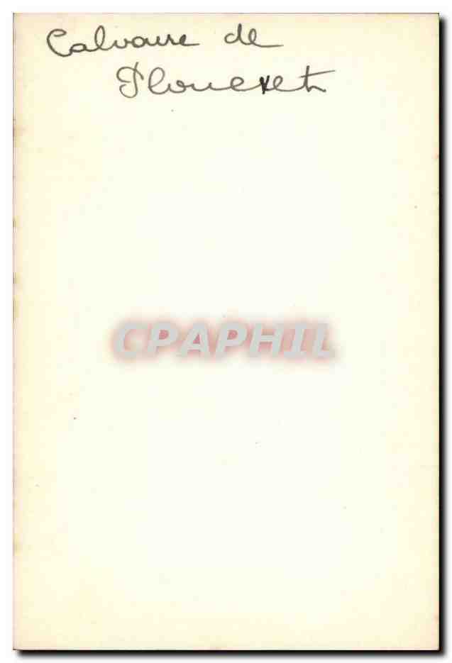 Calvaire de Flouret — éditeur CPAPHIL, n° de série 21 — Verso