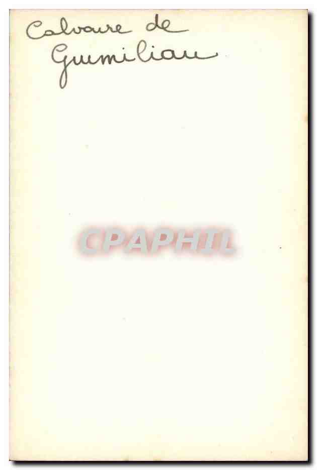 CARTE PHOTO Calvaire de Guimiliau — Rückseite