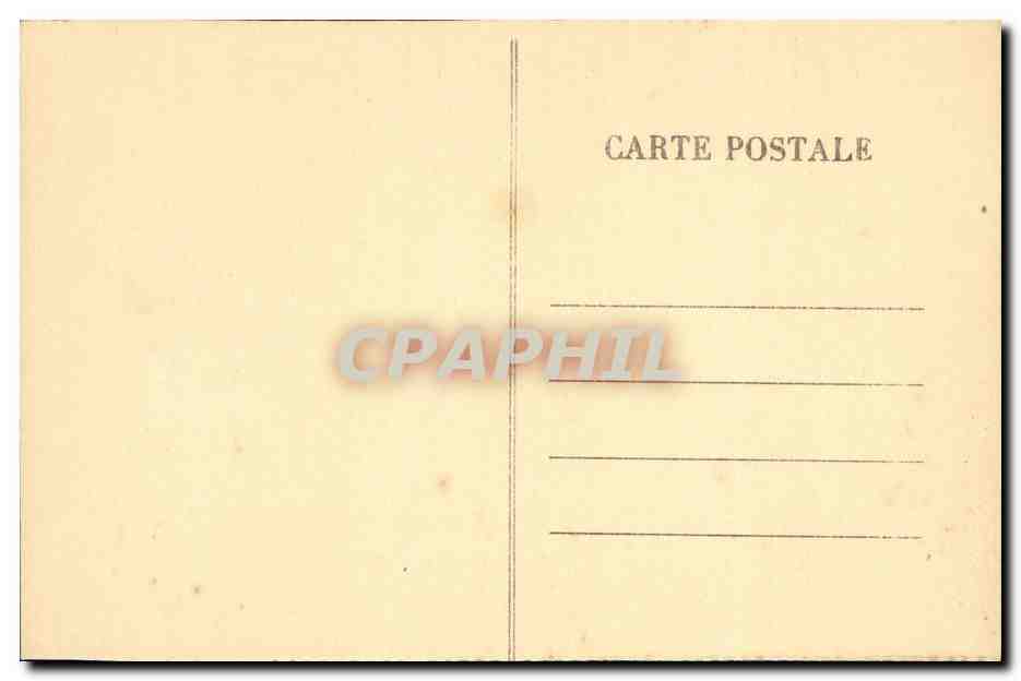 CPA Bourbon l'archambault Le chateau — Verso