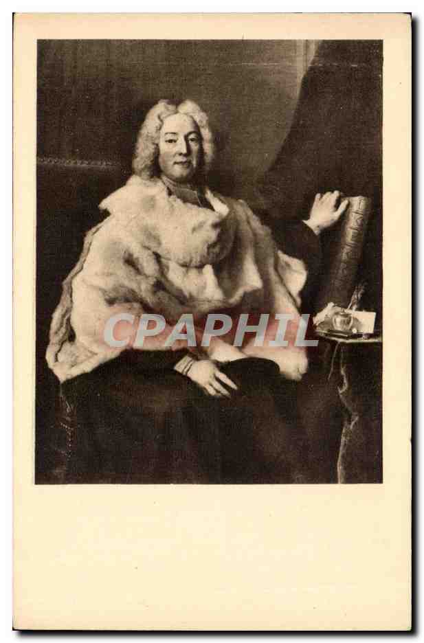CPA Musee de Nancy Largilliere Ecole Francaise Portrait d'Esnault Cure de St Martin des Gres Docteur en Sorbonne