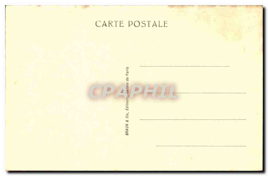 CPA Chemin de Croix Christ Troisieme Chute — Rückseite