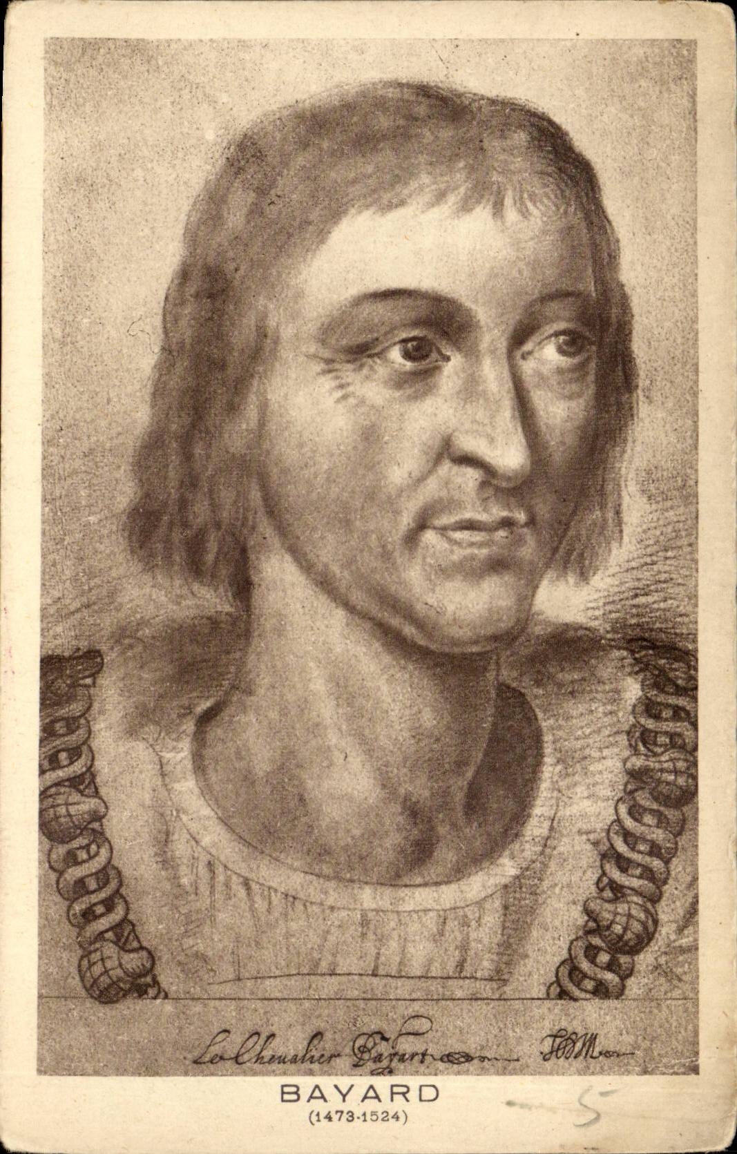 CPA Le Chevalier Bayard 1473 1524