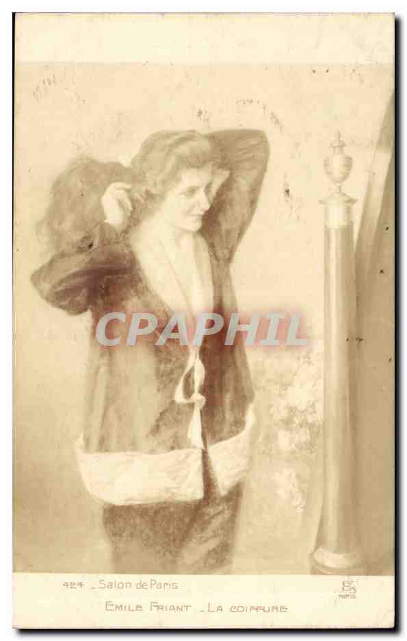 CPA Salon de Paris Emile Friant La coiffure