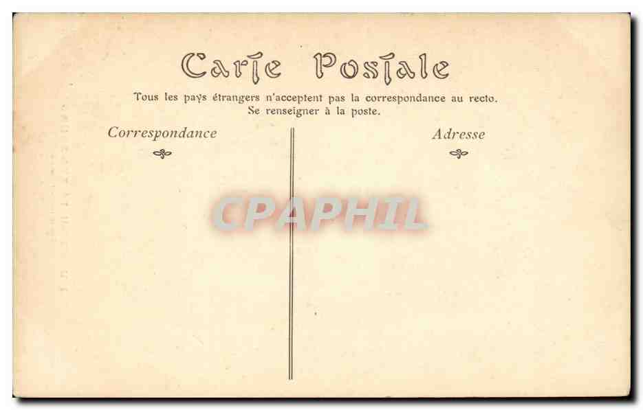 CPA Paris Musee du Luxembourg Louis Deschamps Charite — Verso