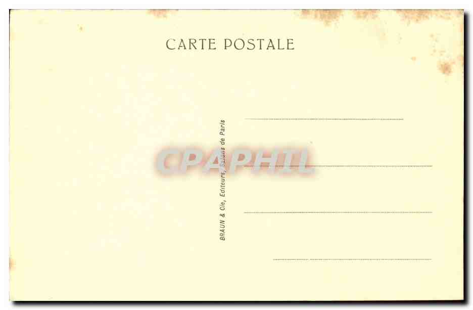 CPA Chemin de Croix Christ La mise au tombeau — Rückseite