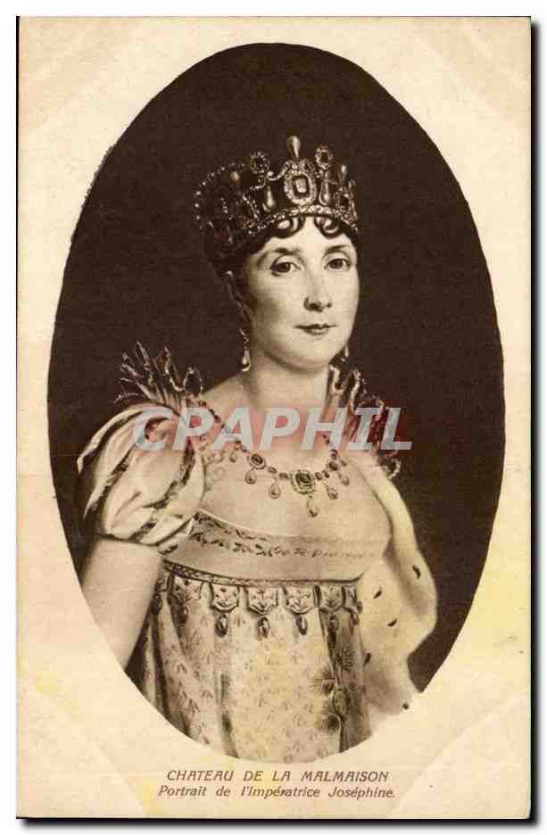 CPA Chateau de la Malmaison Portrait de l'imperatrice Josephine