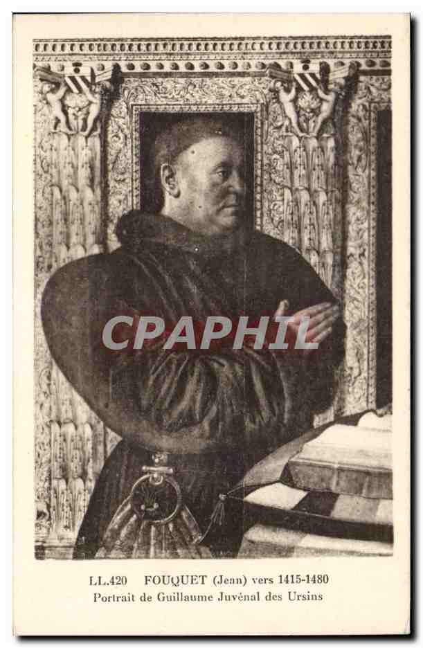 CPA Fouquet vers 1415 1480 Portrait de Guillaume Juvenal des Ursins