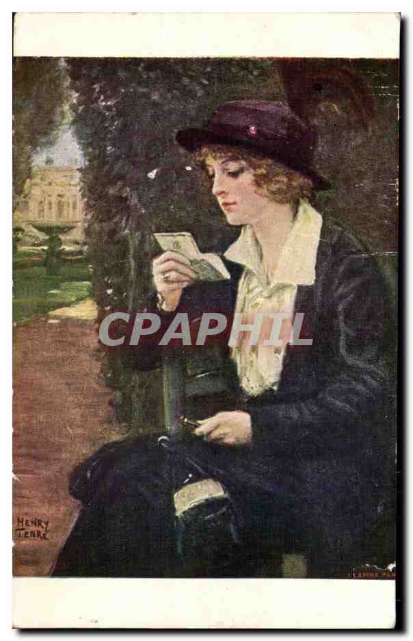 CPA Henry Tenre L'attente 