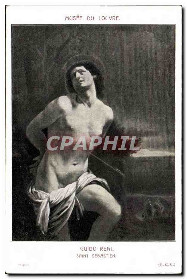 CPA Musee du Louvre Guido Reni Saint Sebastien