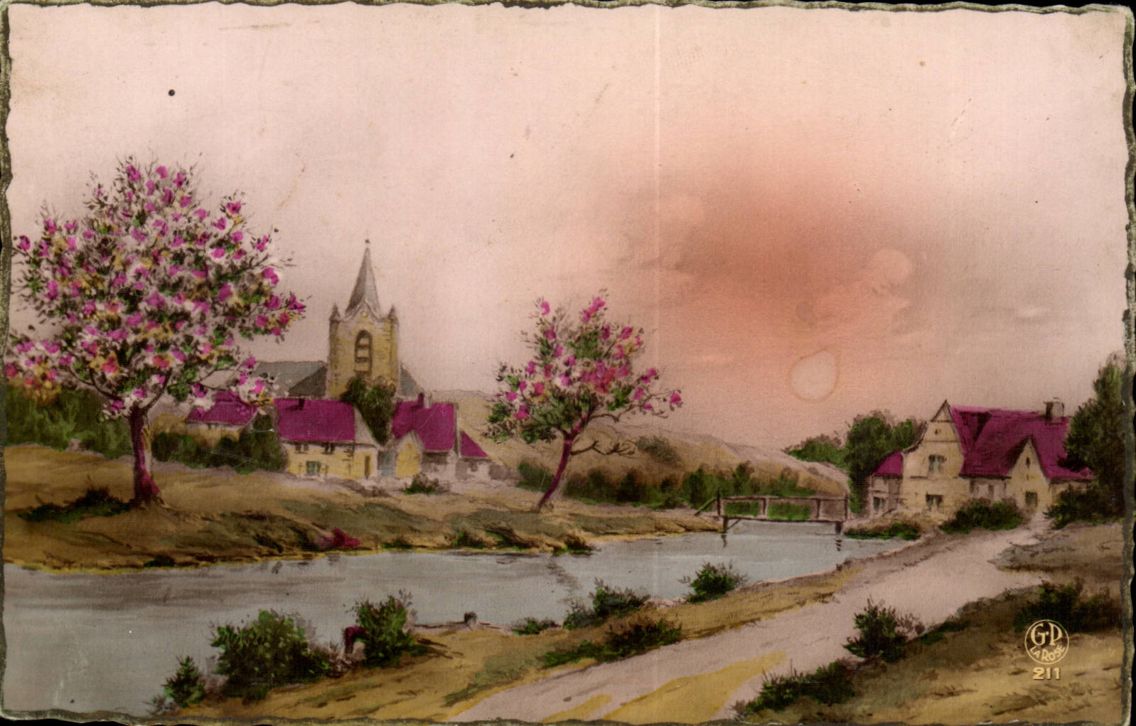 CPA Fantaisie Paysage