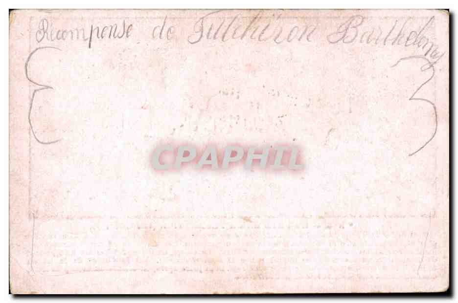 CPA Fete de la Federation (14 juillet 1790) — Rückseite