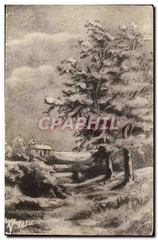CPA Fantaisie Peinture