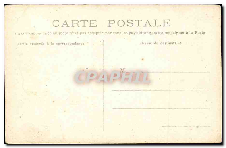 CPA Fantaisie Peinture — Verso