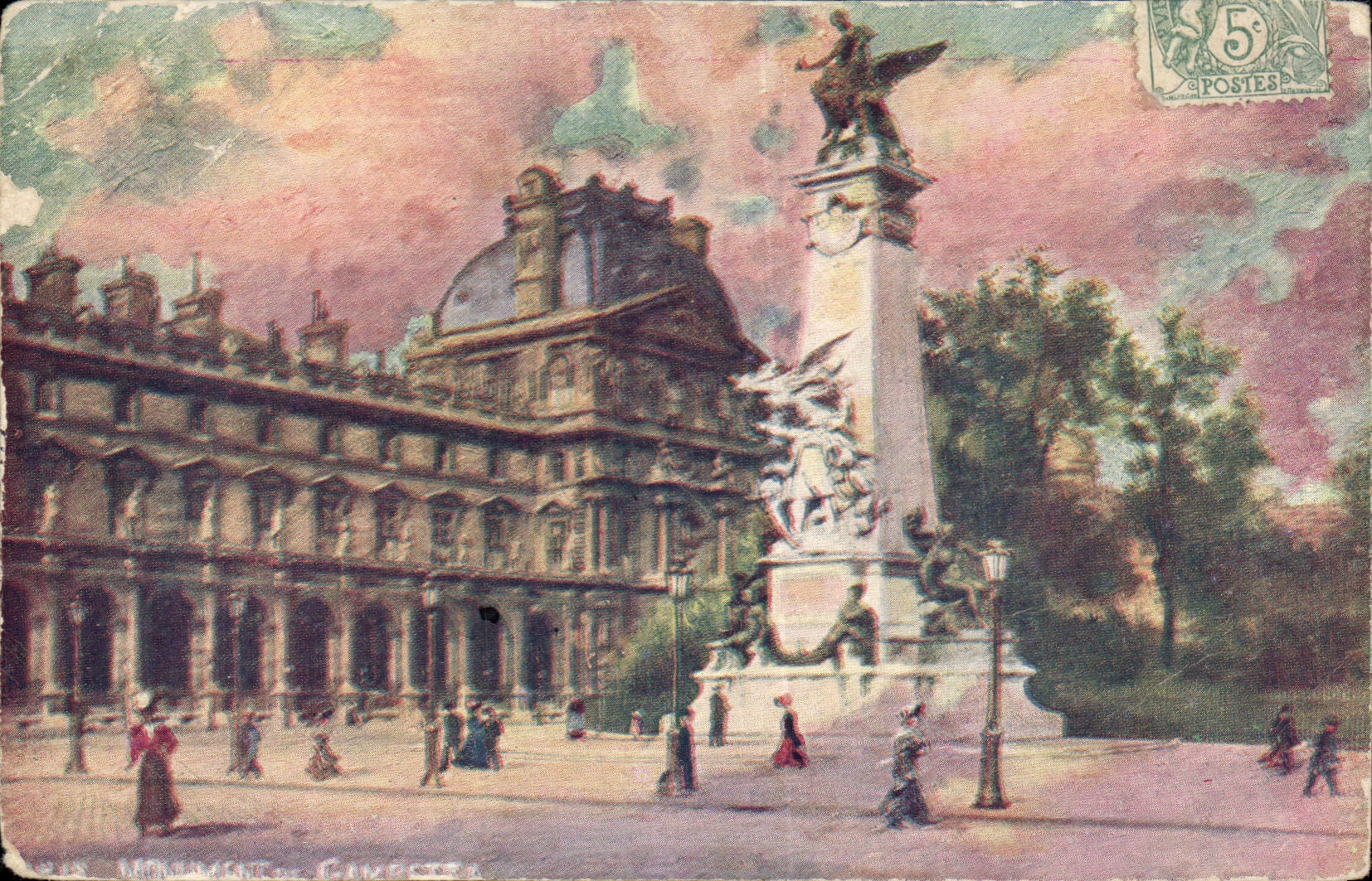Paris - The Cambronne Monument — unknown publisher, series number not visible