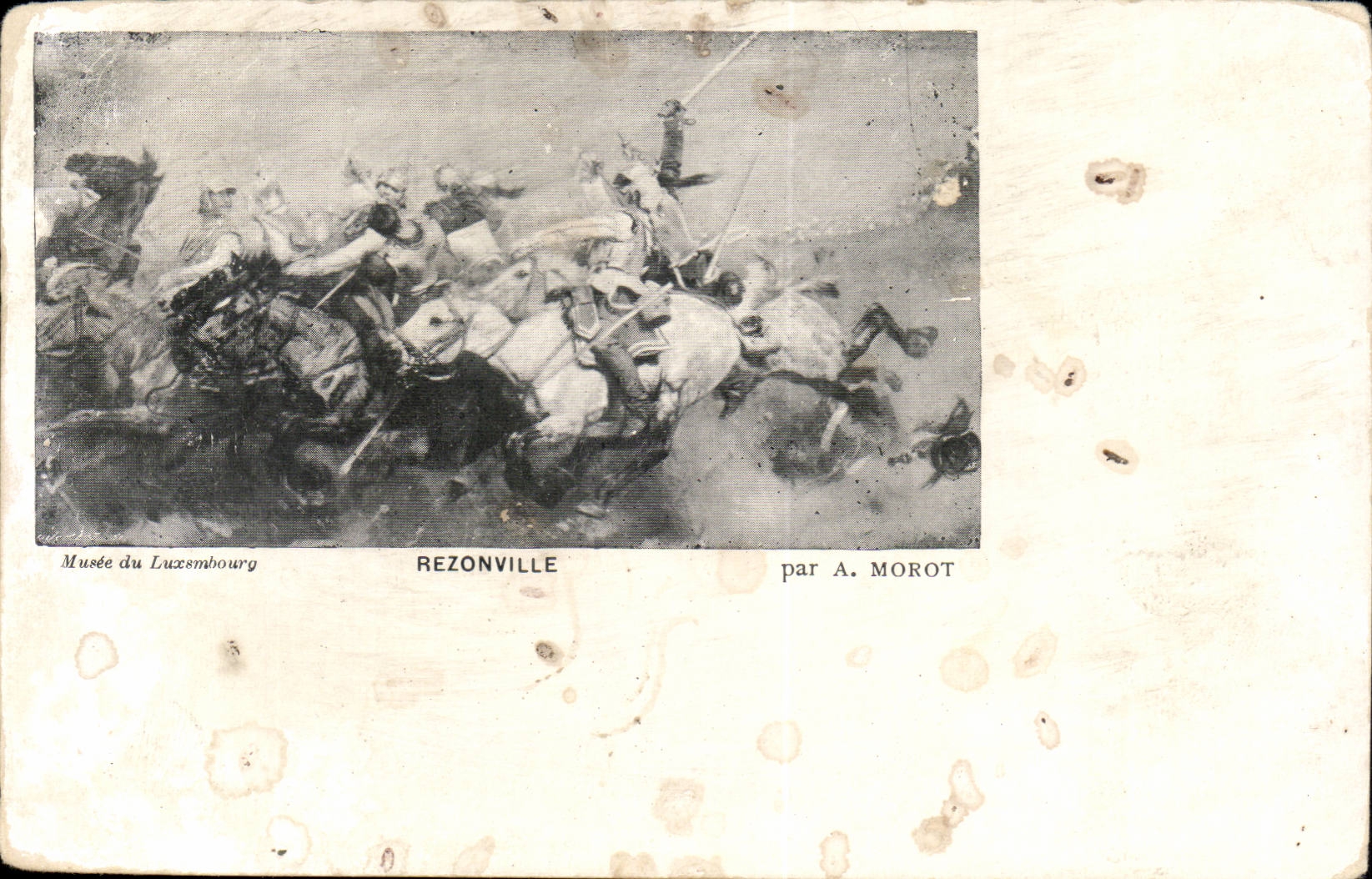 CPA Musee du Luxembourg Rezonville (Dragons cosaques militaria)