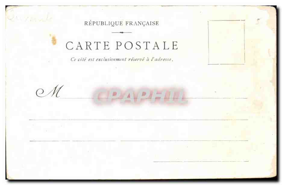 CPA Musee du Luxembourg Rezonville (Dragons cosaques militaria) — Rückseite