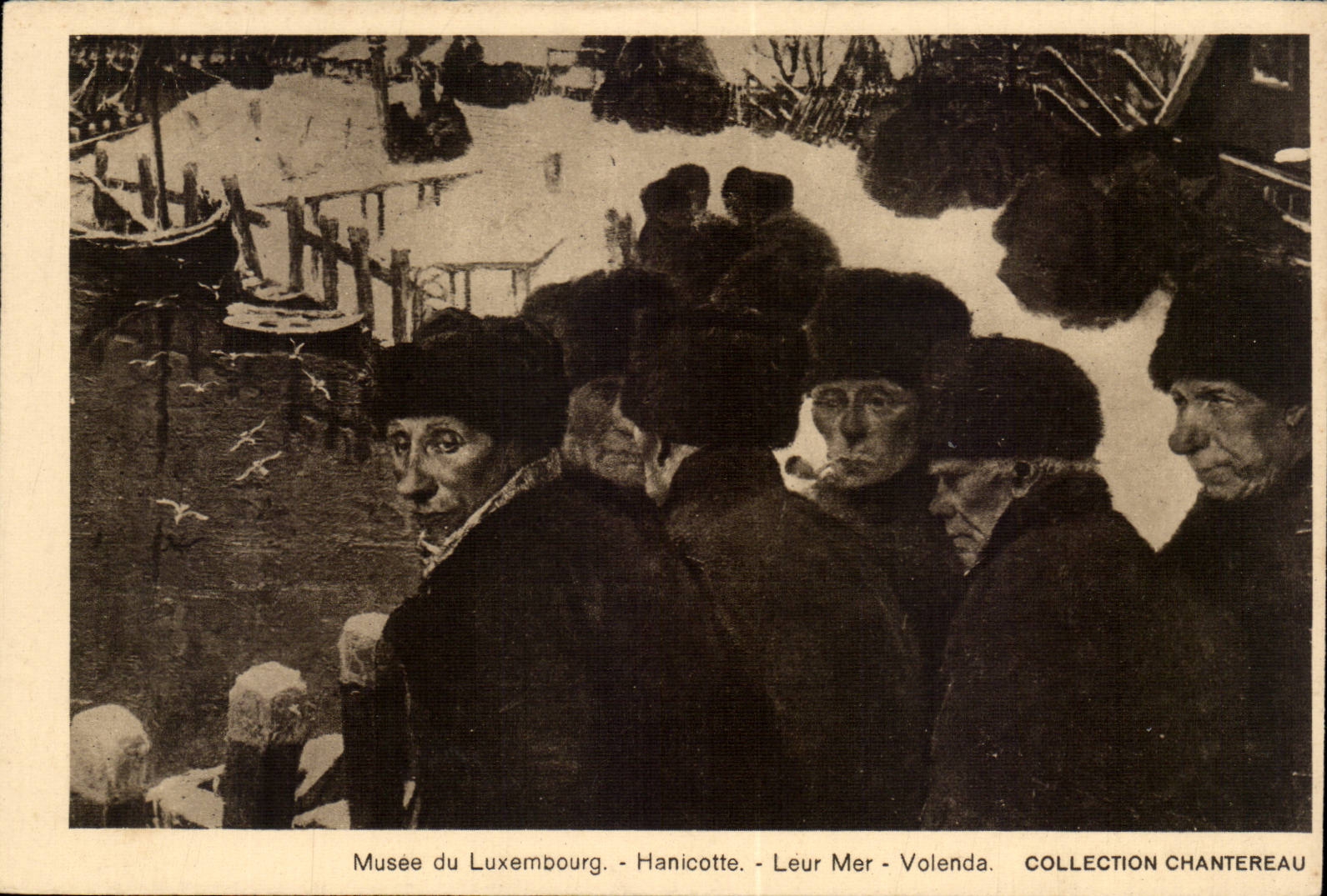 CPA Musee du Luxembourg Hanicotte Leur mer Volenda Collection Chantereau