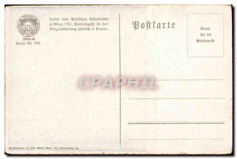 CPA Fantaisie Carl lorenz — Back