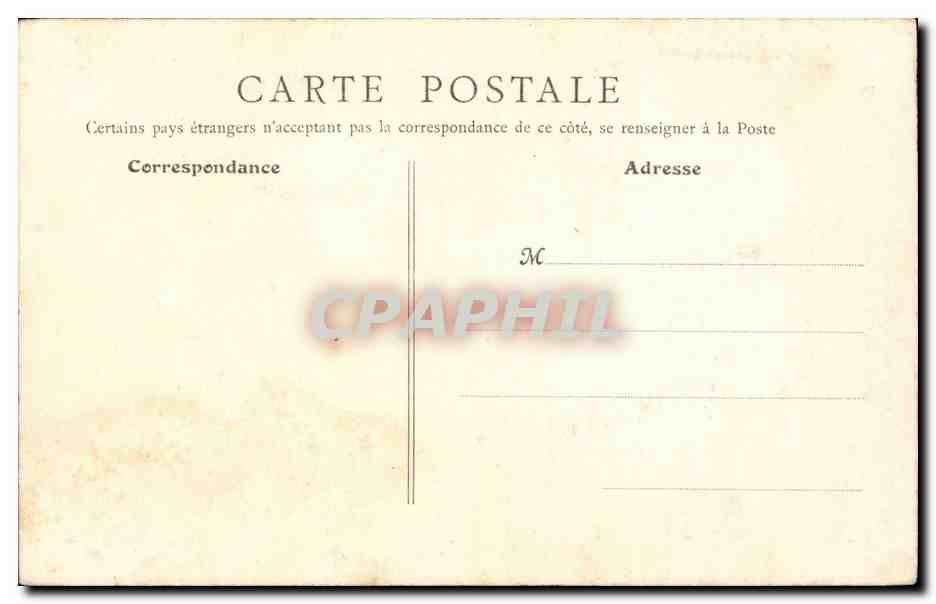 CPA Peinture Puvis de Chavannes Vie pastorale de Sainte Genevieve Peintures murales du Pantheon — Verso