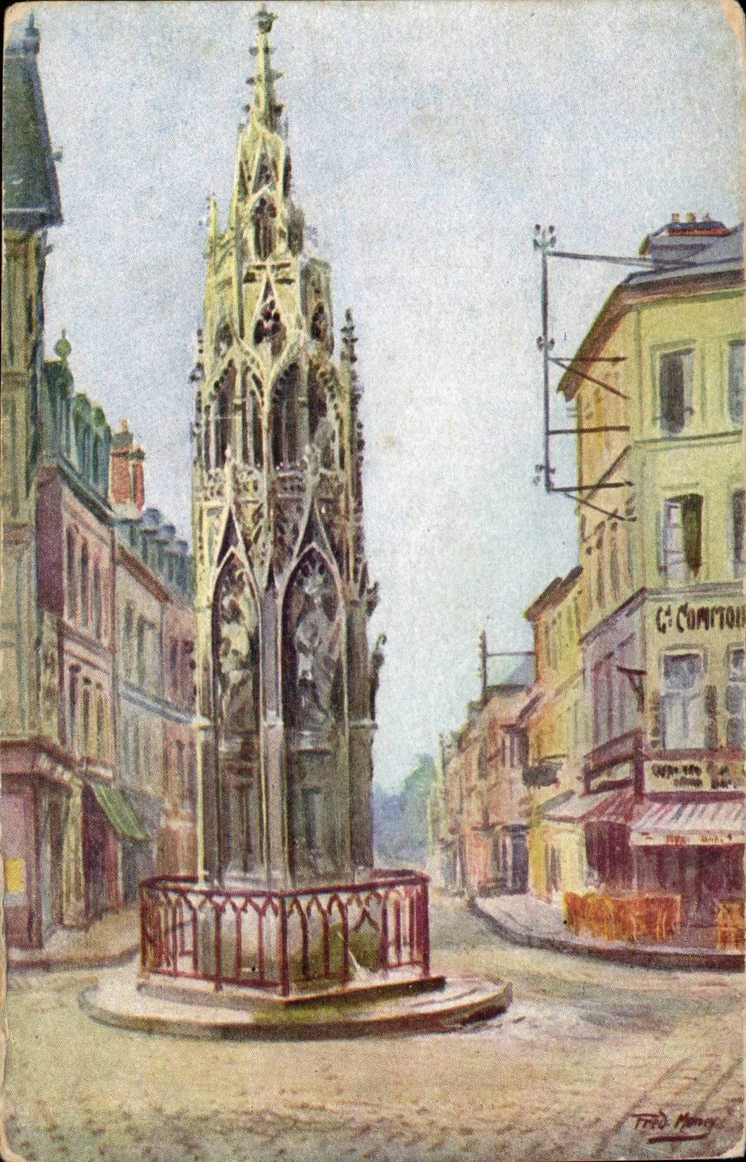 Rouen — Fontaine de la Croix de Pierre — Fred Money, n° 5055
