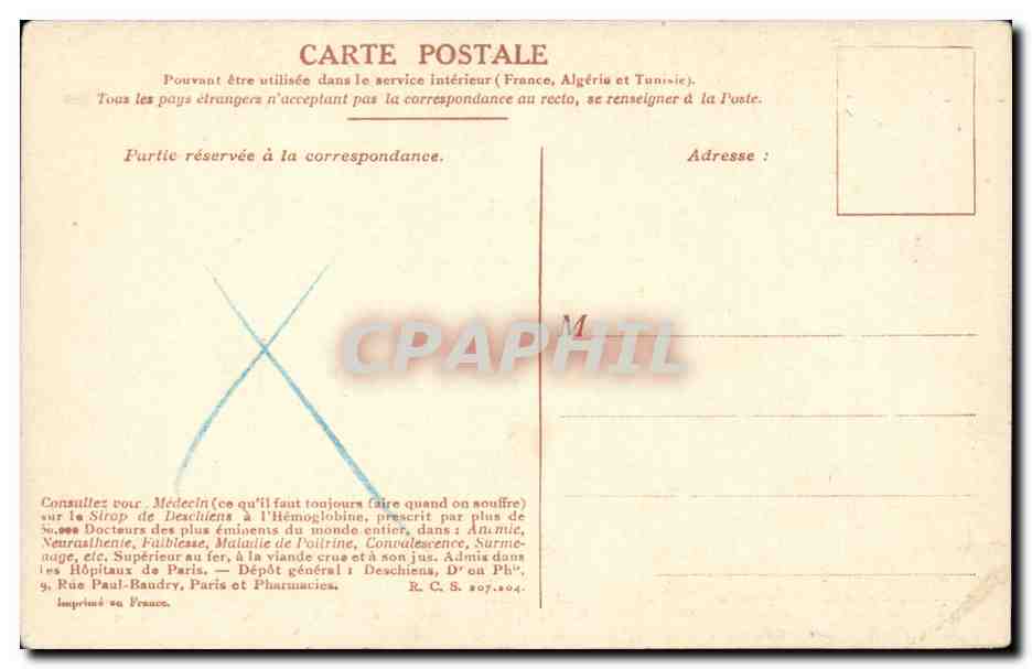 CPA Peinture Musee de Versailles Bataille de Fontenoy gagnee par le marechal de SAxe sur les anglais (militaria) — Rückseite
