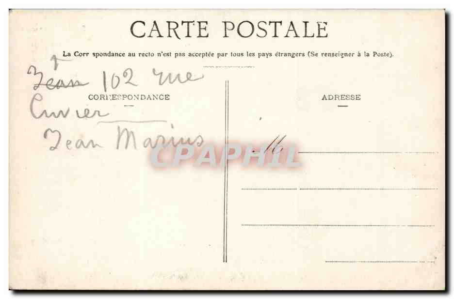 CPA Peinture Societe Lyonnaise des Beaux Arts Salon 1913 Piot Louis  — Verso