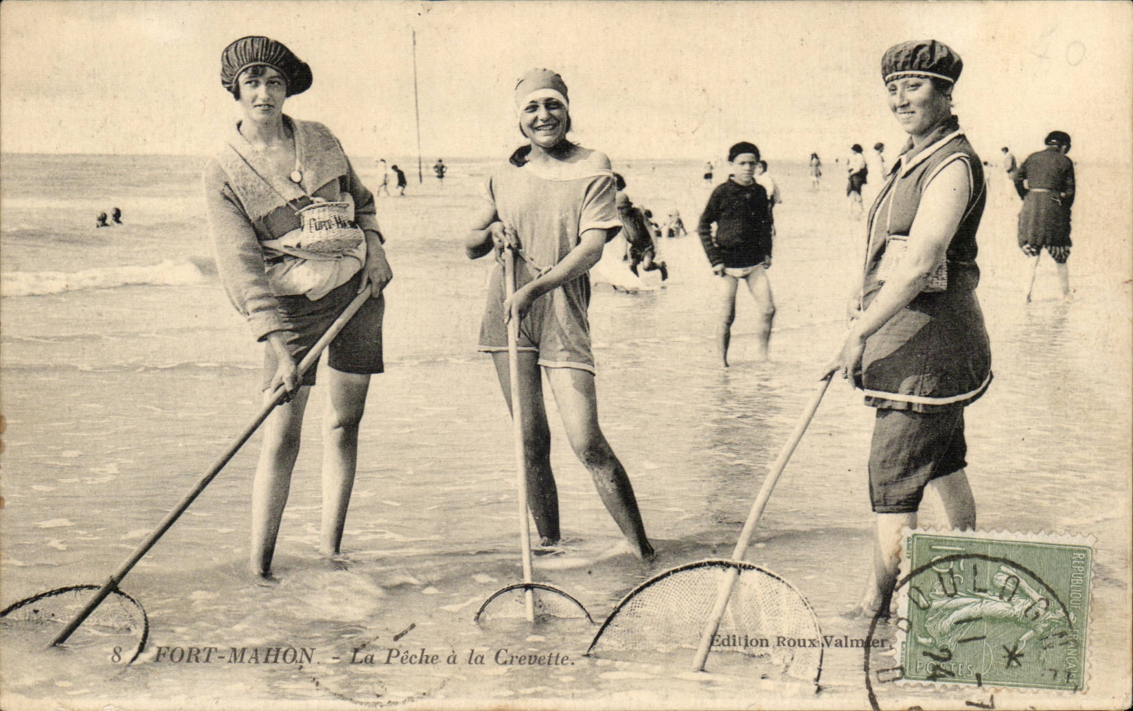 Fort Mahon - La Peche a la Crevette - CPA 