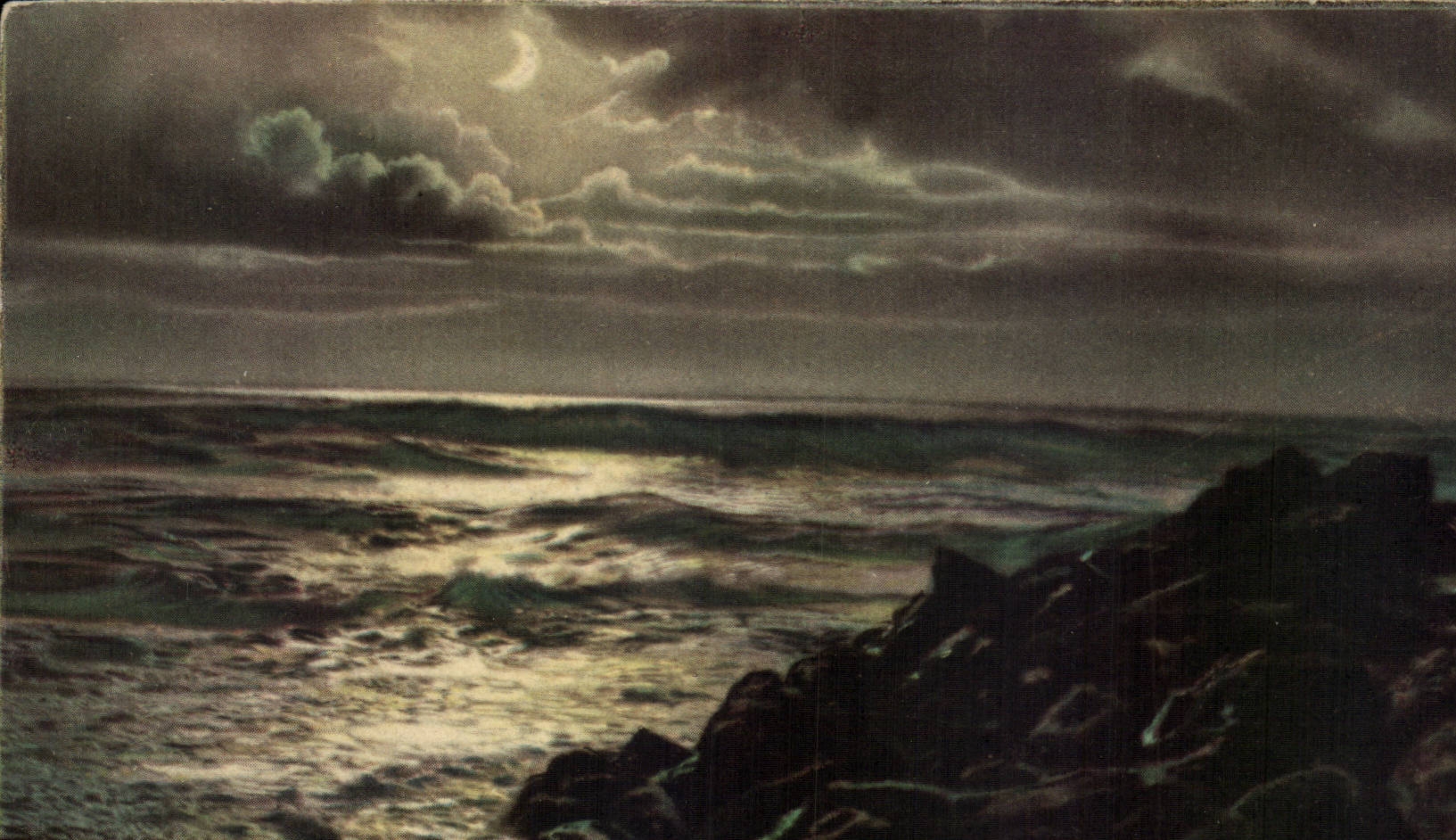 Italia - Italie - Serie Artistica - Milano - Cielo e mar - Woman on horesback with herd CPA 