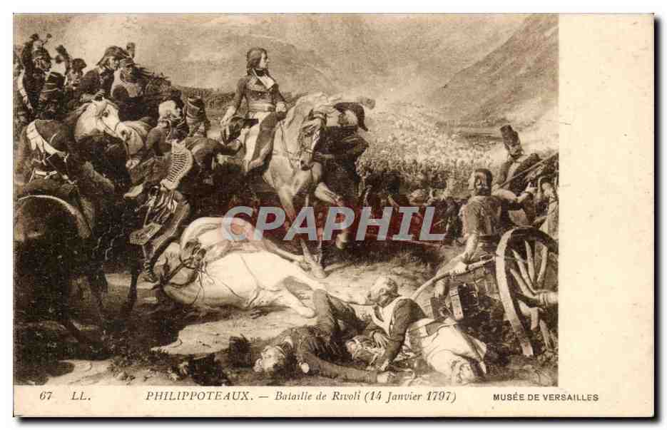 Arts - Tableau - Musee de Versailles - Bataille de Rivoli - Philippoteaux - Militaria - CPA 