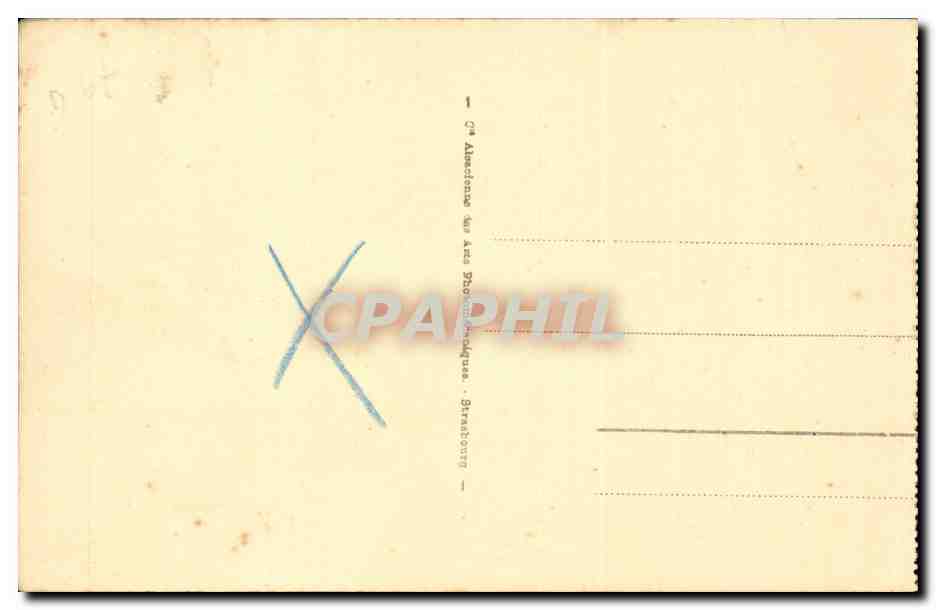 Fantaisie - Enfant - Little blond boy musee alsacien Le sonneur du 17eme - CPA  — Verso