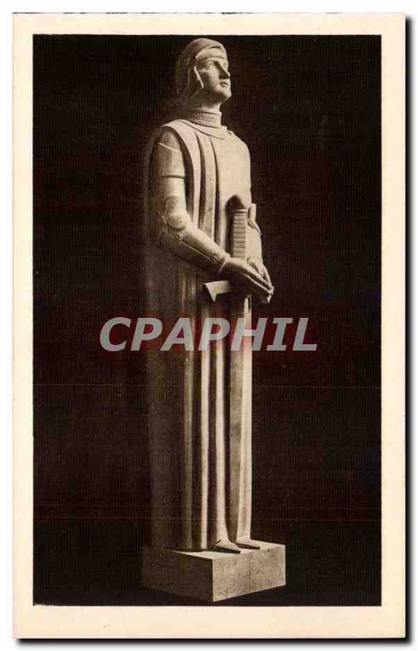 Statue de Sainte Jeanne d'Arc — Ossuaire de Douaumont — Héliogravure
