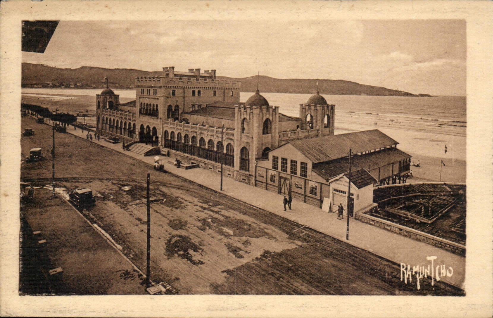 CPA Hendaye Le casino et la cote espagnole