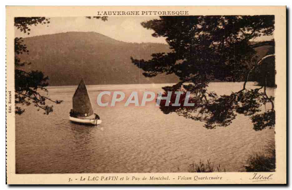Le Lac Pavin et le Puy de Montchal — Volcan Quaternaire — Éditeur Ideal, n°3