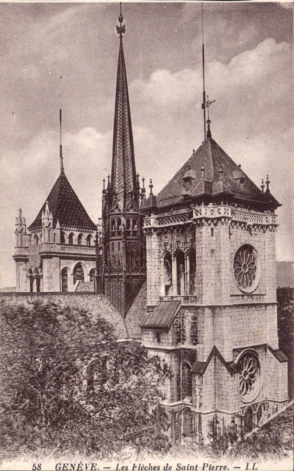 Suisse Geneve CPA Les fleches de Saint Pierre