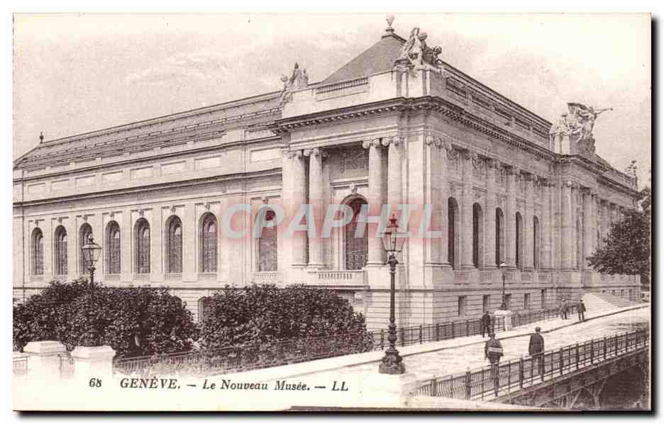 Suisse Geneve CPA Le nouveau musee