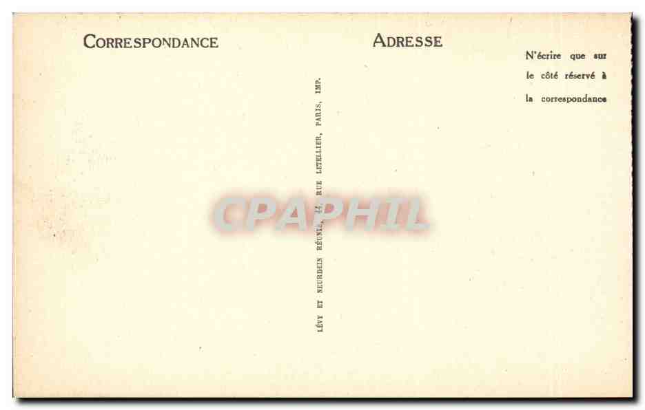 Suisse Geneve CPA Le nouveau musee — Verso