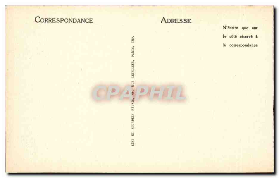 Suisse Geneve CPA Cathedrale Saint Pierre — Verso
